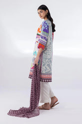 Stitched Mahay Lawn Shirt + Dupatta
